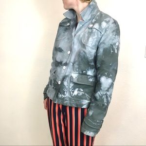 Tie dyed lucky brand Sherpa jacket
